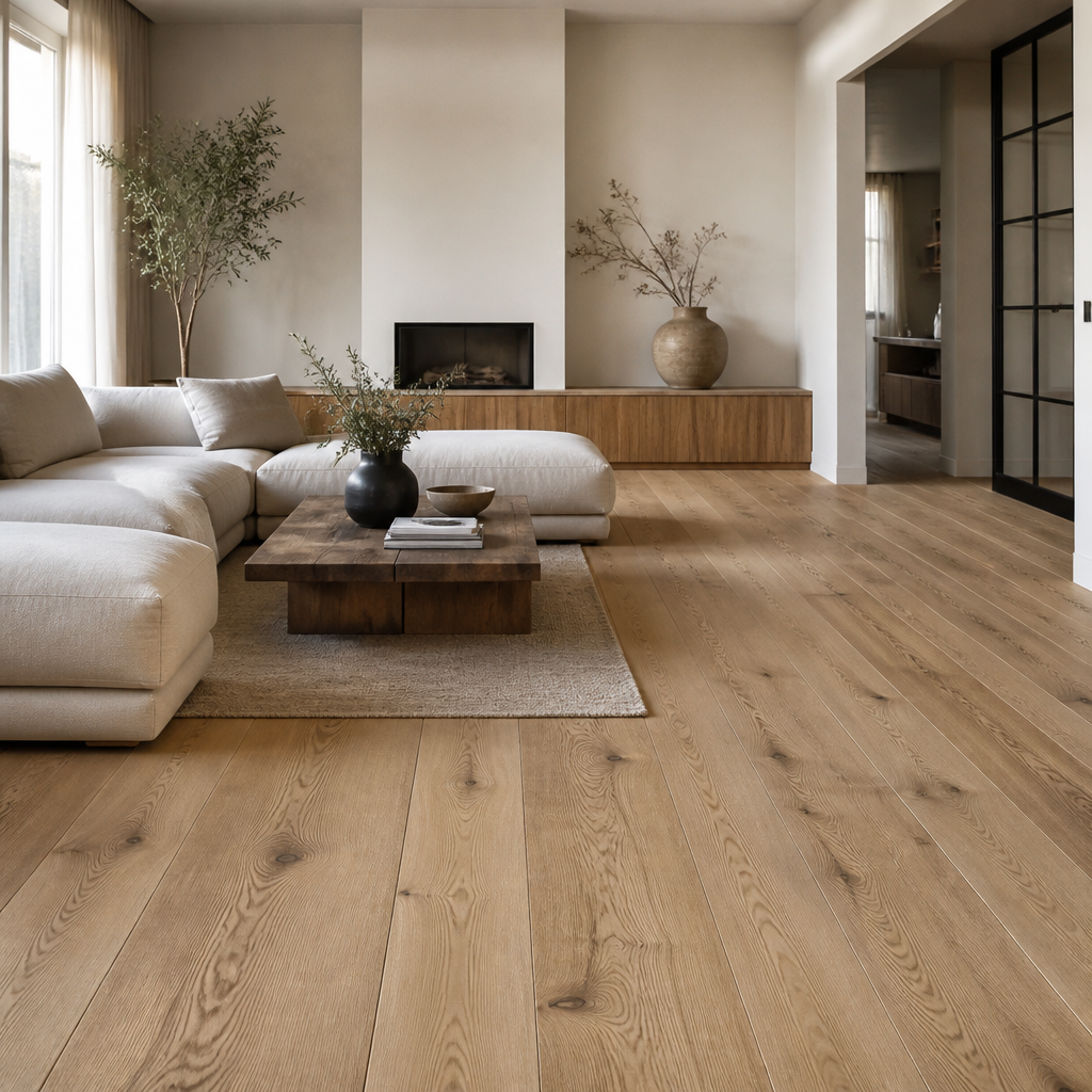 Welke muurkleur past bij een houten vloer?