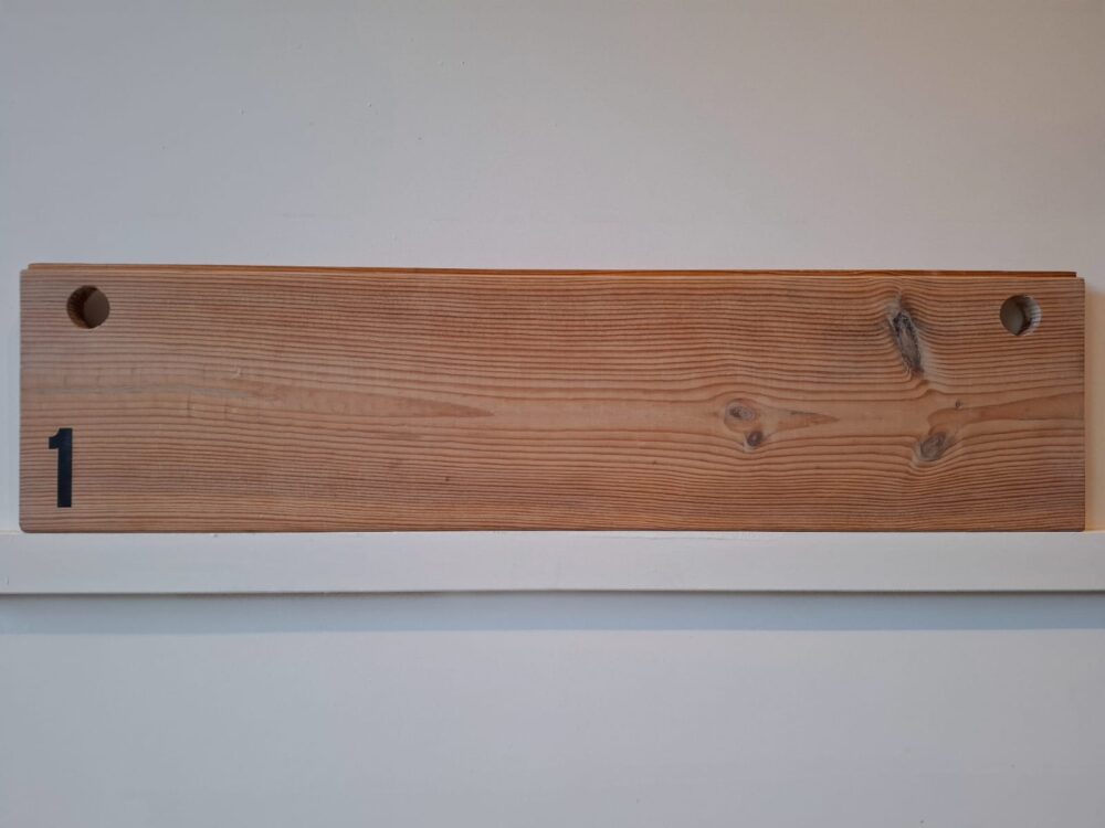 Massieve Frans grenenvloer Rustiek A | 17 cm | Whitewash | [1]