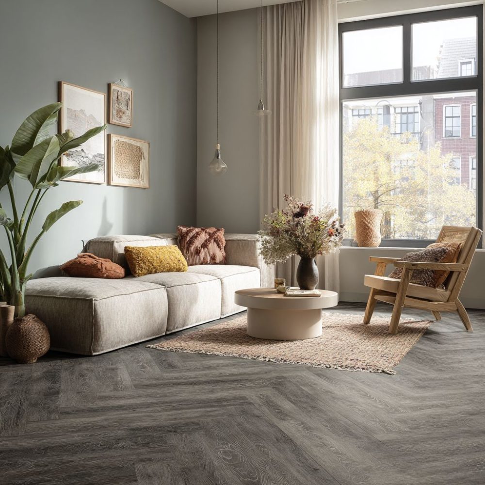 PVC Visgraat Eiken Houtlook Rijn Klik